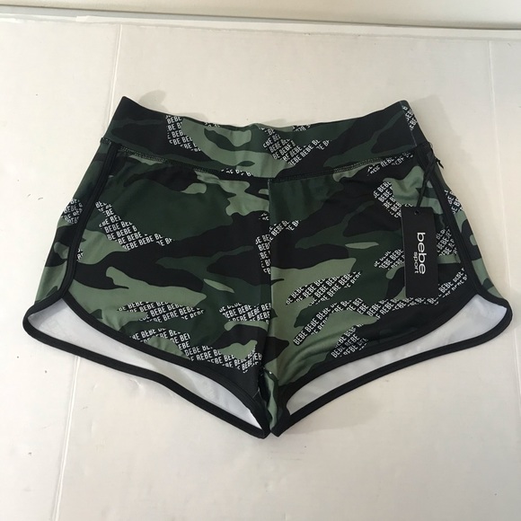 Bebe Sport NWT Camo Shorts Y2K Sz M Bebe Sport - Picture 6 of 16